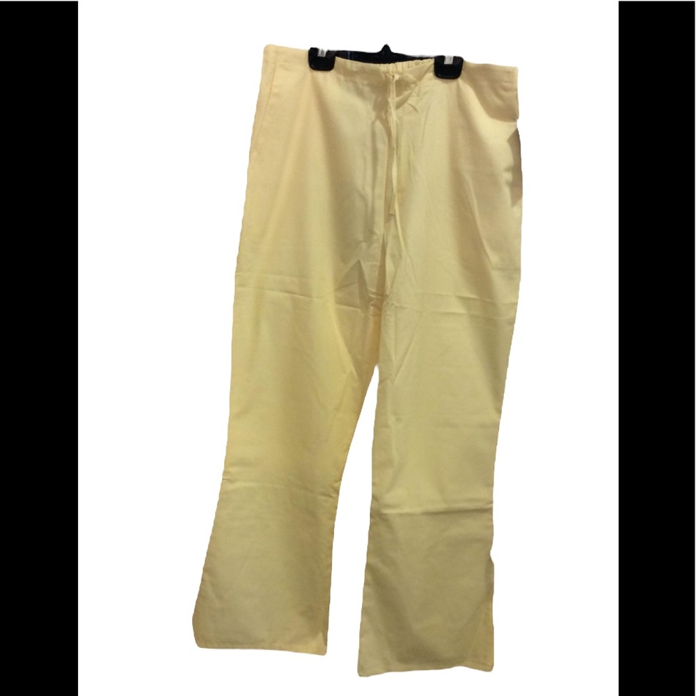 New yellow scrub pants banana color!